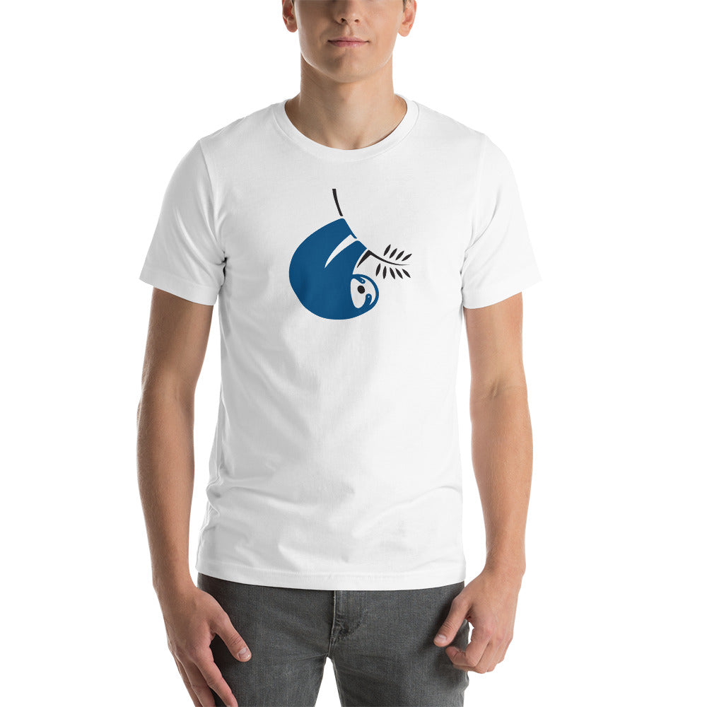Blue Sloth Short-Sleeve Unisex T-Shirt