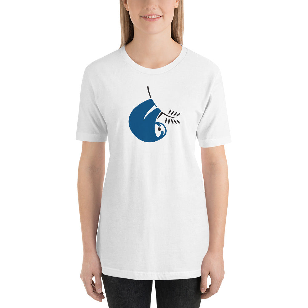 Blue Sloth Short-Sleeve Unisex T-Shirt