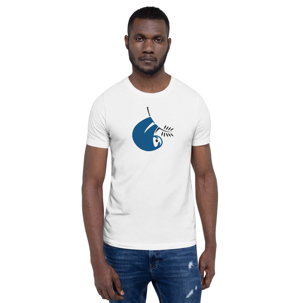 Blue Sloth Short-Sleeve Unisex T-Shirt
