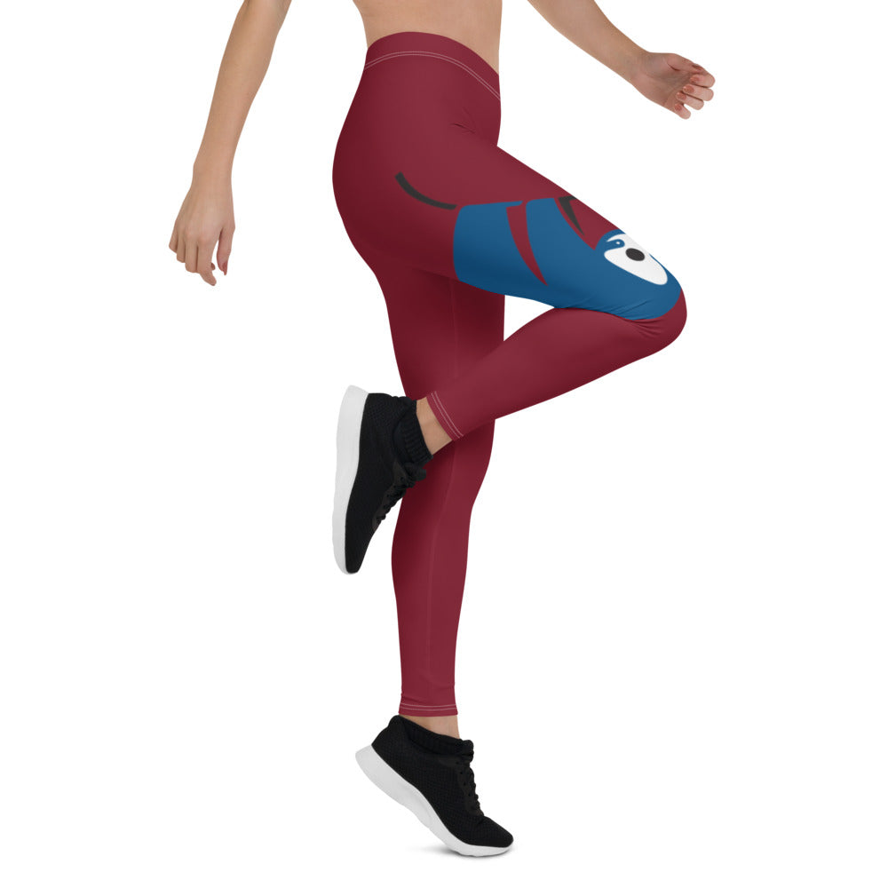 "Hanging Out Sloth" Leggings