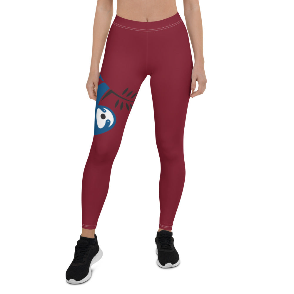 "Hanging Out Sloth" Leggings
