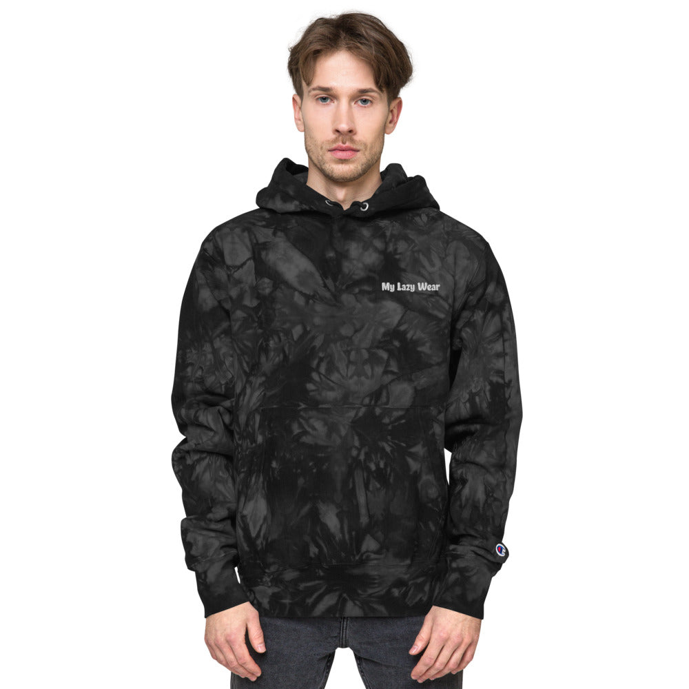 "My Lazy Wear" Unisex Champion tie-dye hoodie
