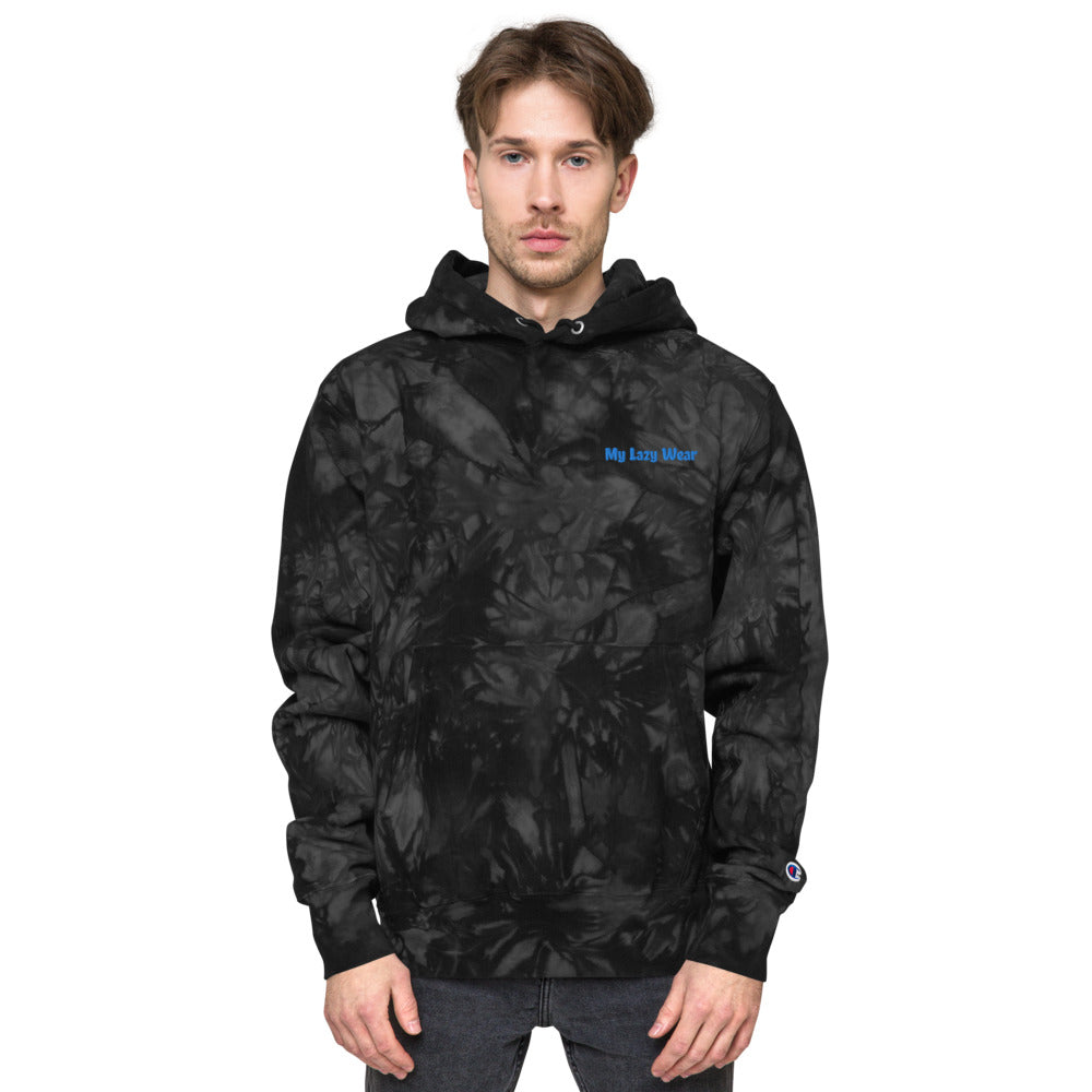 "My Lazy Wear" Unisex Champion tie-dye hoodie
