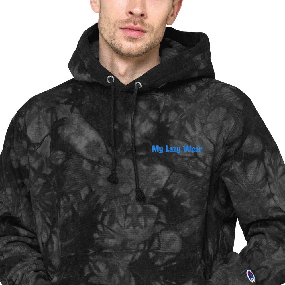 "My Lazy Wear" Unisex Champion tie-dye hoodie