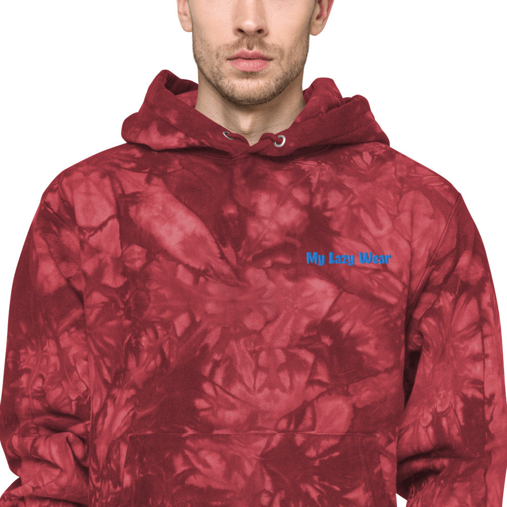 "My Lazy Wear" Unisex Champion tie-dye hoodie