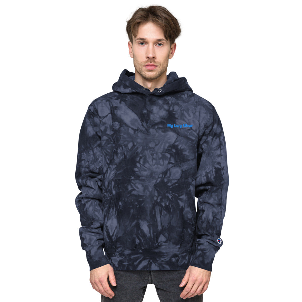 "My Lazy Wear" Unisex Champion tie-dye hoodie