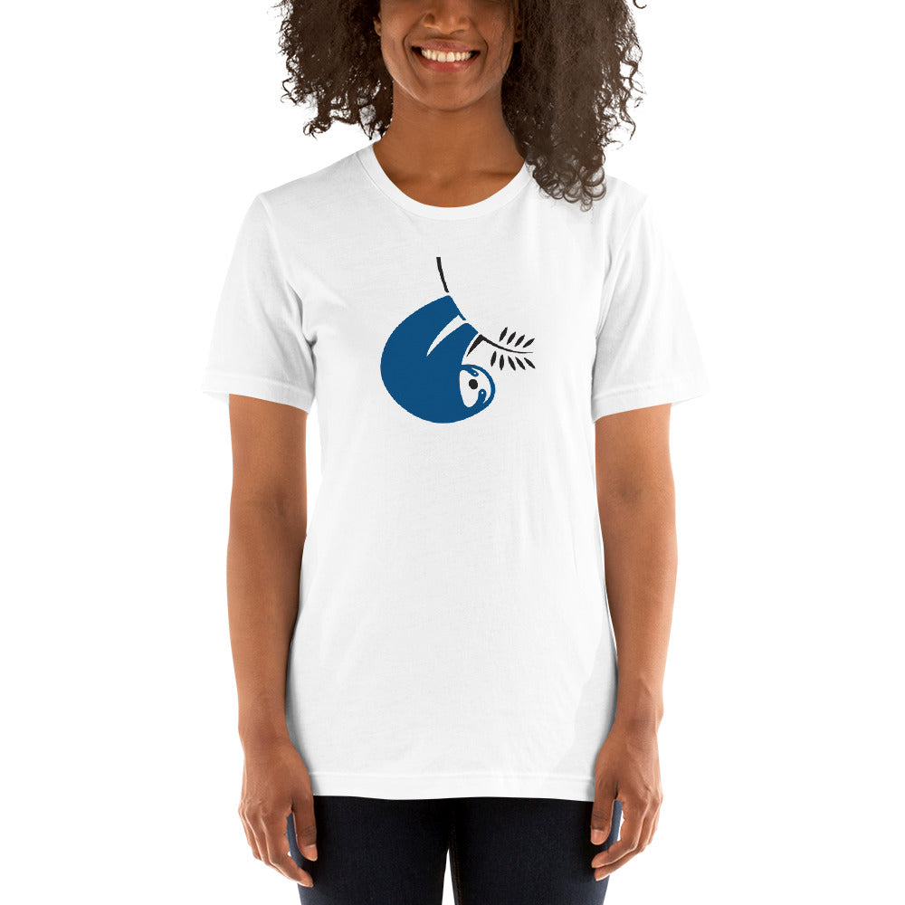 Blue Sloth Short-Sleeve Unisex T-Shirt