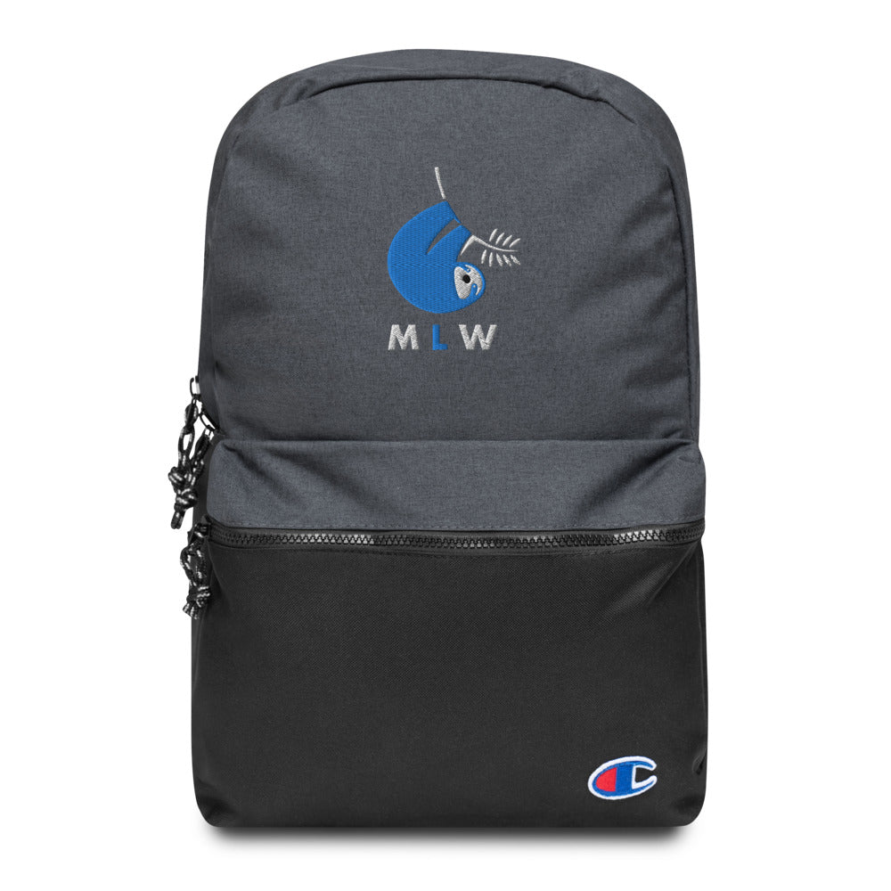 "My Lazy Wear" Embroidered Champion Backpack