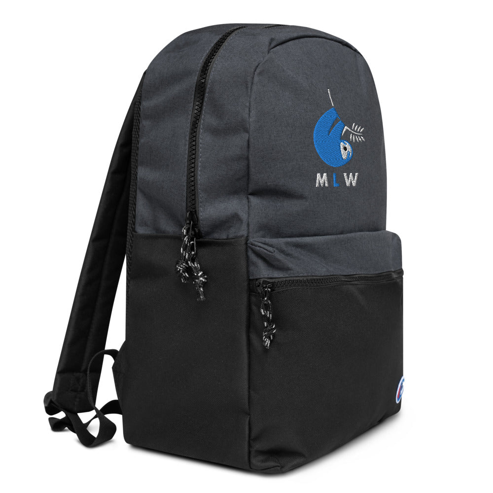 "My Lazy Wear" Embroidered Champion Backpack